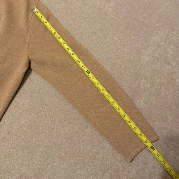 J.Crew Re-Imagined Camel Knit Jacket / Long Cardigan | Medium - Picture 6 of 9
